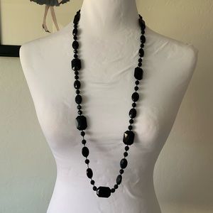 Acrylic faceted cut necklace